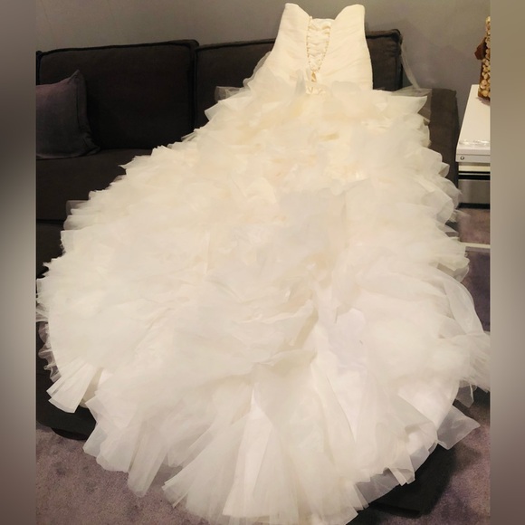 Morilee by Madeline Gardner Wedding Dress Size 6 Gorgeous Mermaid Style - Picture 5 of 10